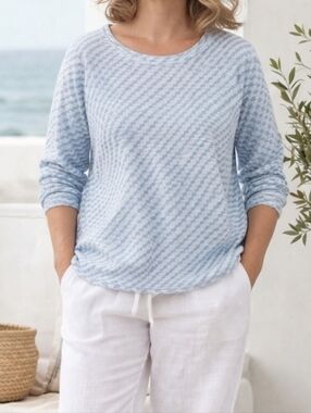 Coastal, Coastal Grandmother, Relaxed, Lightweight Knit, Oversized, Casual Chic,